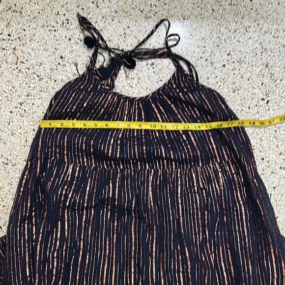 Ulla Johnson Samara dress midnight navy bronze 4 boho lined - Picture 8 of 9